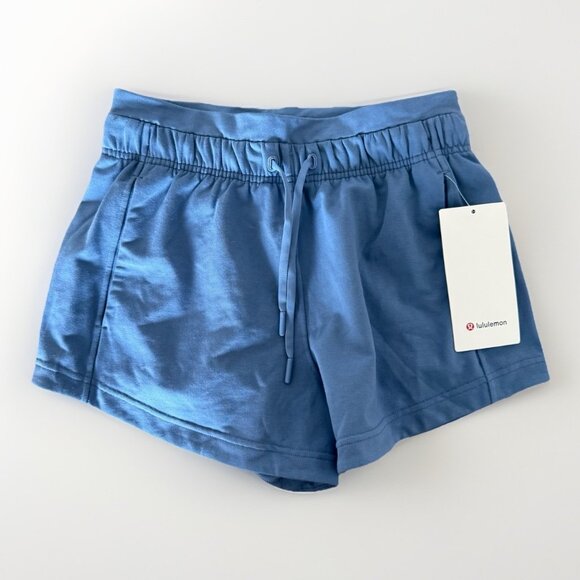 Lululemon Inner Glow High-Rise Shorts 3” – Oasis Blue – Size 6 – Unlined- NWT - Picture 5 of 12